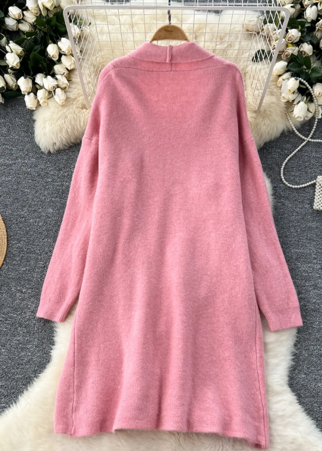 Elegant Two-Piece Sweater Dress Set