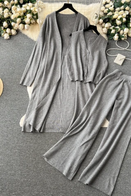 Autumn Essentials – Women's 3-Piece Dress Set