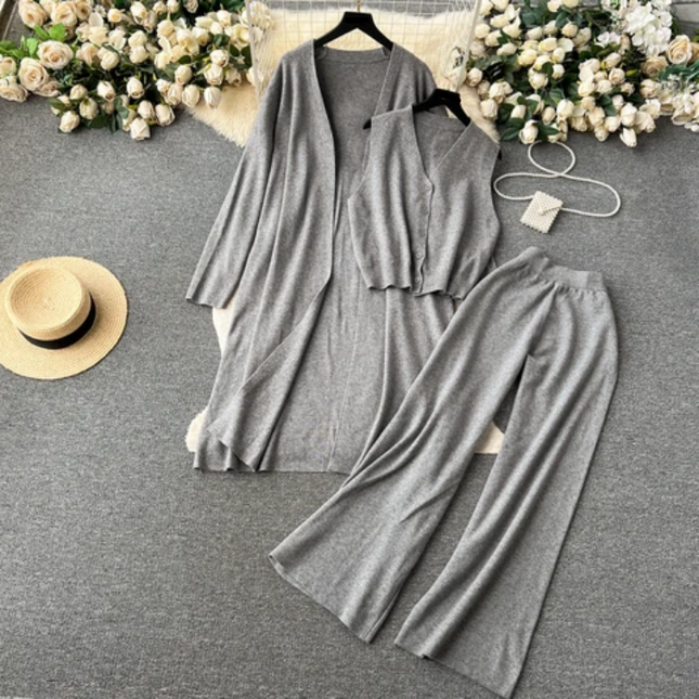 Autumn Essentials – Women's 3-Piece Dress Set