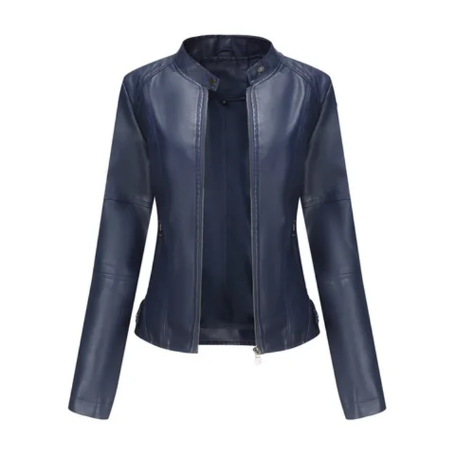 Spring Autumn Thin Leather Jacket – Women