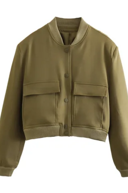 Women's Multi-Color Pocket Jacket – Spring/Fall