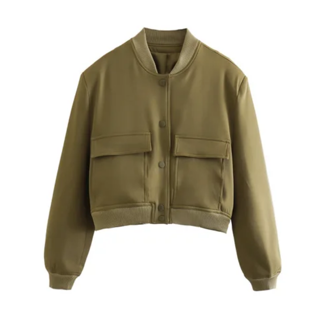 Women's Multi-Color Pocket Jacket – Spring/Fall
