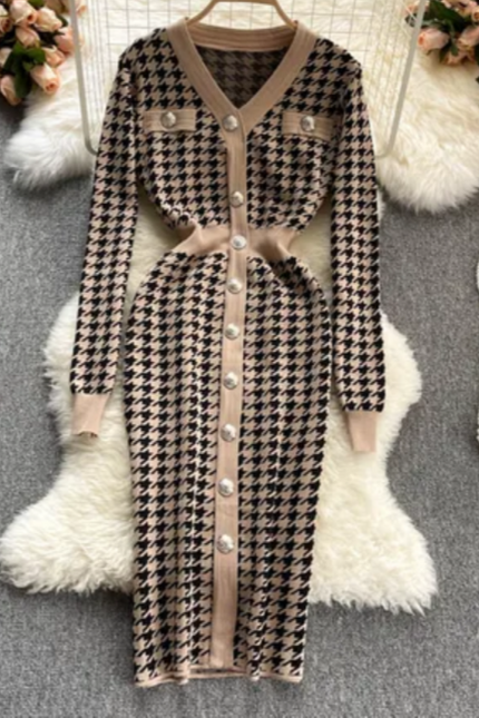 Cozy Chic Cardigan Sweater Dress – New Arrival
