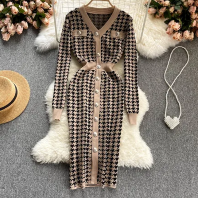Cozy Chic Cardigan Sweater Dress – New Arrival