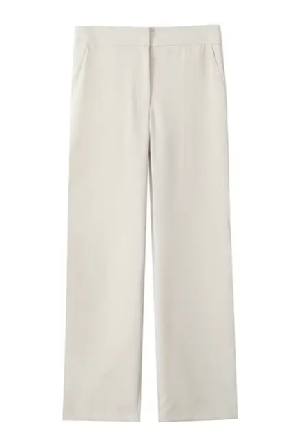 Strapless Pleated Crop Top & Full-Length Pants Set – 4 Colors