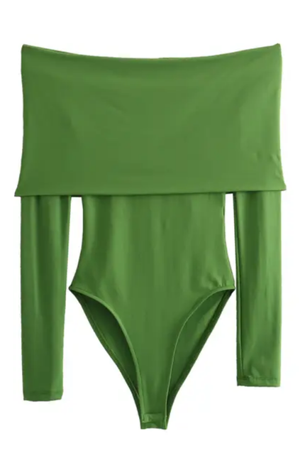Slash Neck Long Sleeve Jumpsuit