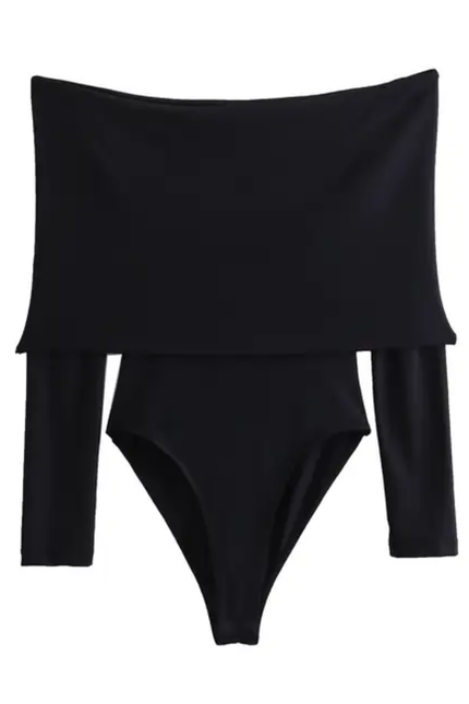 Slash Neck Long Sleeve Jumpsuit