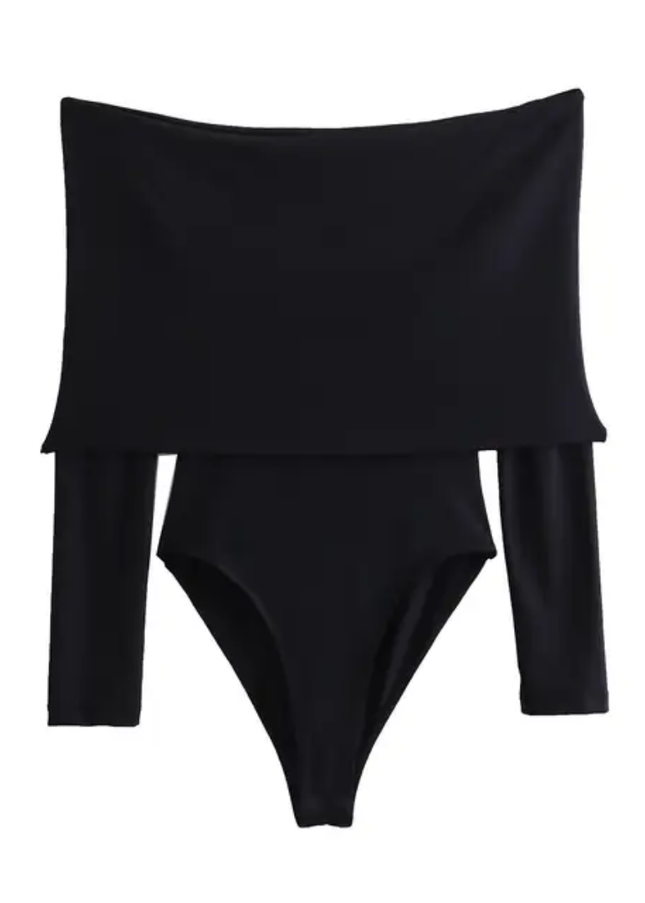 Slash Neck Long Sleeve Jumpsuit