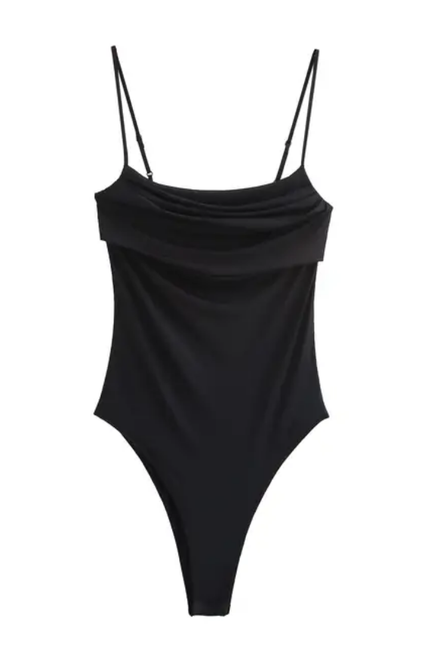 Pleated Spaghetti Strap Jumpsuit