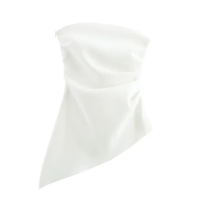 Women's Strapless Asymmetrical Fashion Top