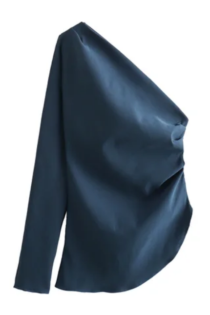 Women's Asymmetrical Long Sleeve Fashion Top