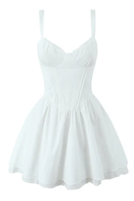 Bow-Tie Back Mini Slip Dress for Women