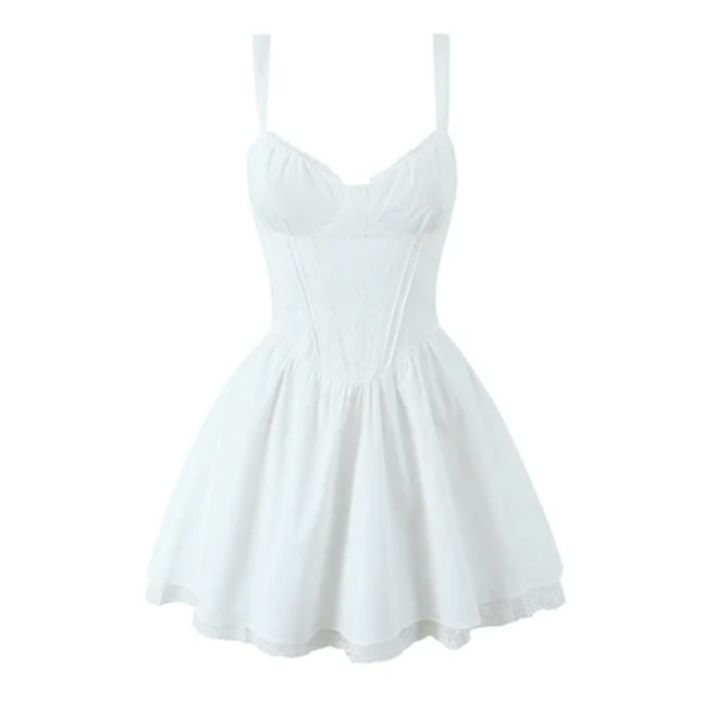 Bow-Tie Back Mini Slip Dress for Women