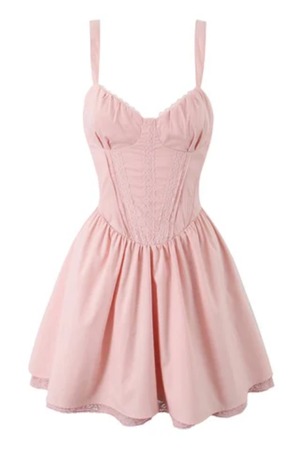 Bow-Tie Back Mini Slip Dress for Women