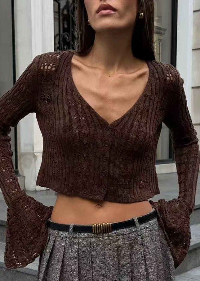 Crop Blouse long sleeve – Lightweight & Playful Summer Fit