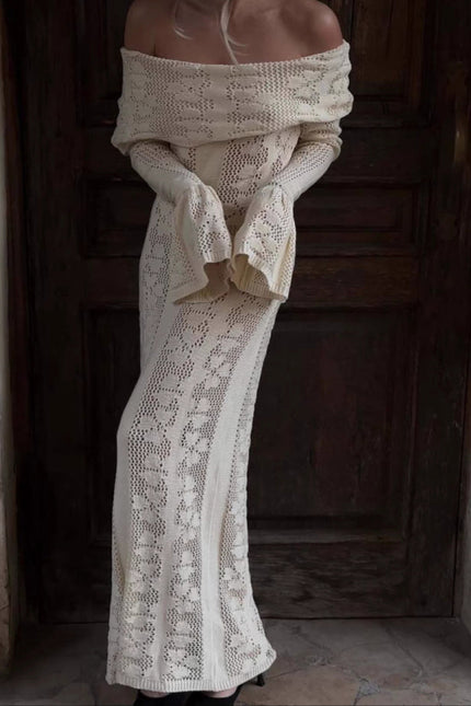 Long Dress – Classic Resort-Ready Silhouette