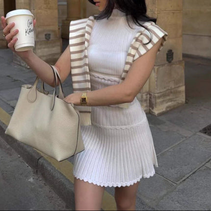 Knit Matching Set – Retro-Inspired Vacation Staple