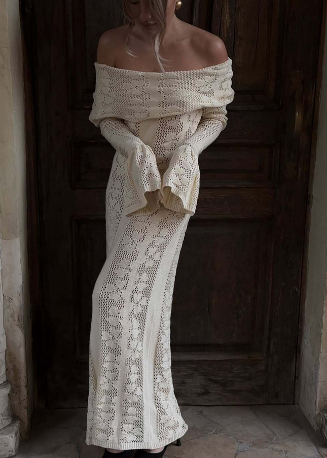 Long Dress – Classic Resort-Ready Silhouette