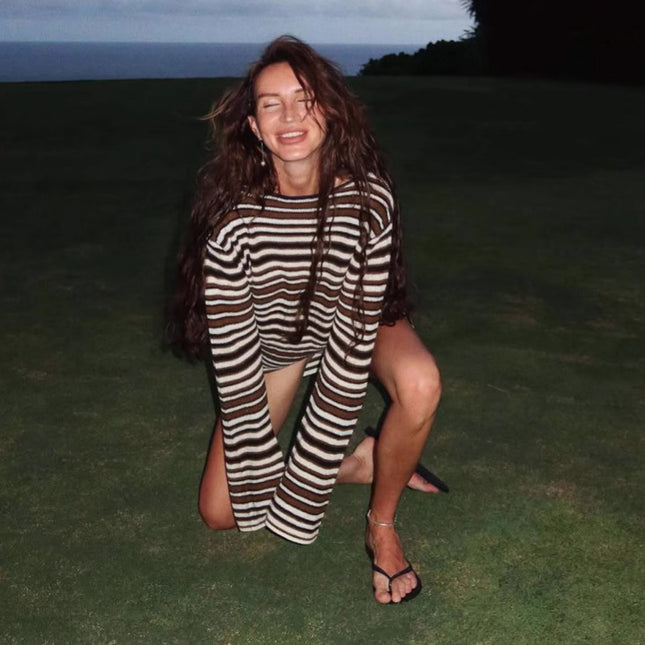 Long sleeve Dress – Bold & Breezy for Island Nights