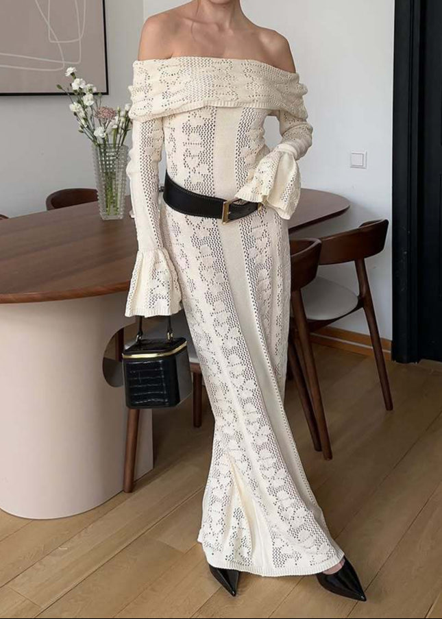Long Dress – Classic Resort-Ready Silhouette