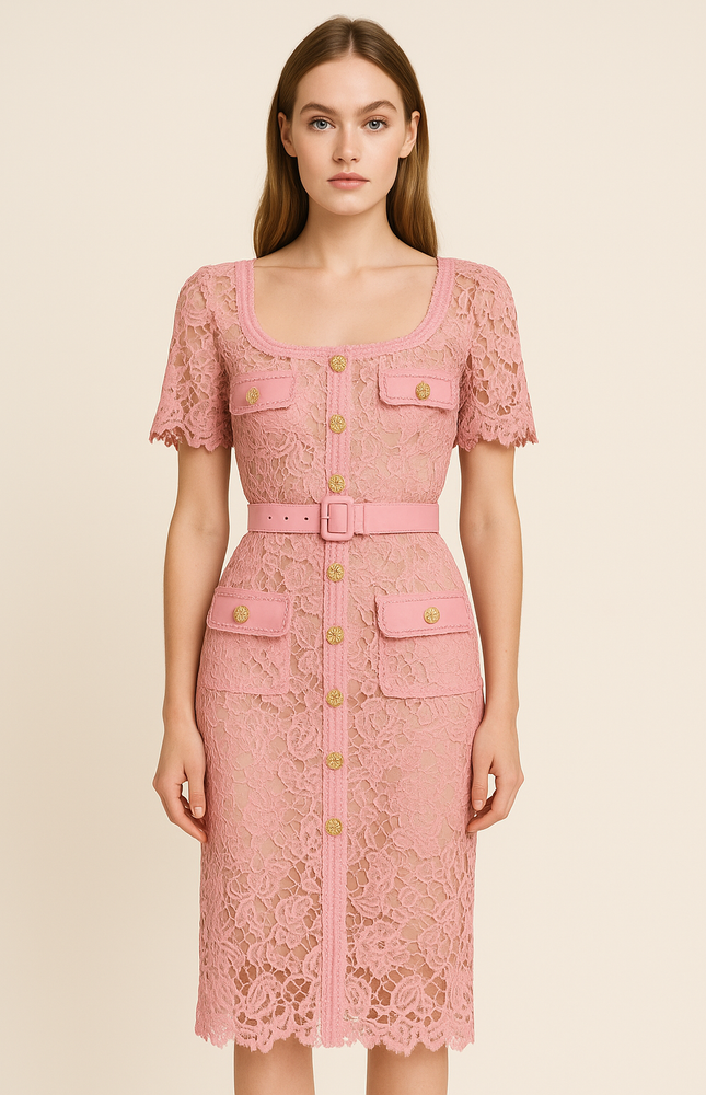 High-Quality Lace Bodycon Party Dress