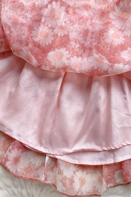 Mini Flower Dress Women Casual Good Price Natural Casual Dress