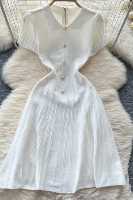 Short Sleeve Fashion Women Elegant Party Dinner Summer Casual Dresses