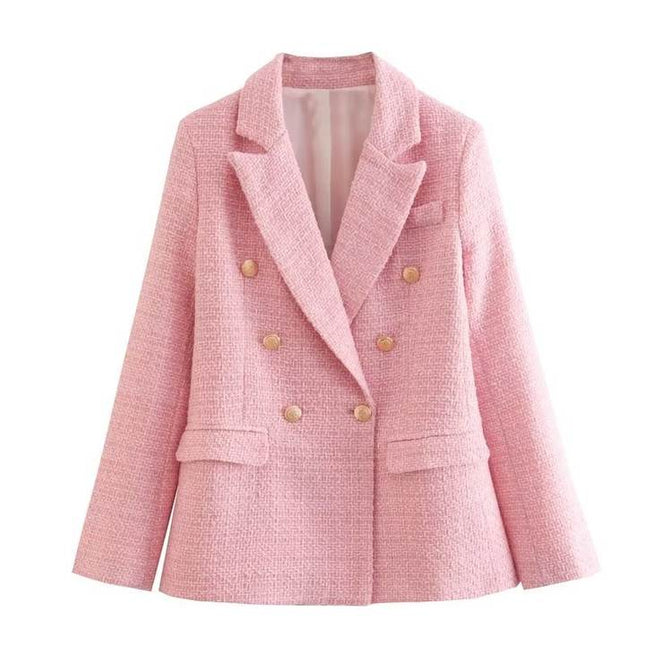Latest European and America Long Sleeve Woman Oversize Blazer Jacket Women