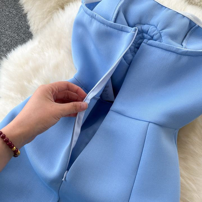 Factory Elegant Off Shoulder Christmas Ruffle Female Dresses
