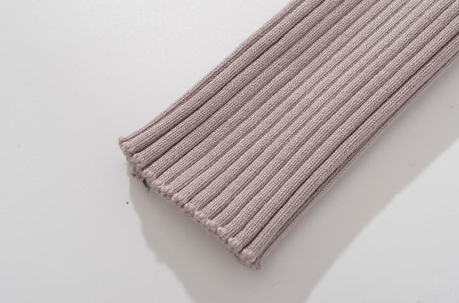 4 Colorway düz renk Logn kollu ön pilili kare yaka rahat mütevazı kadınlar tek parça tulum