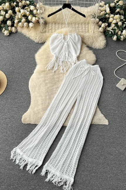 Seaside Vacation Set Women's Summer Knit Set