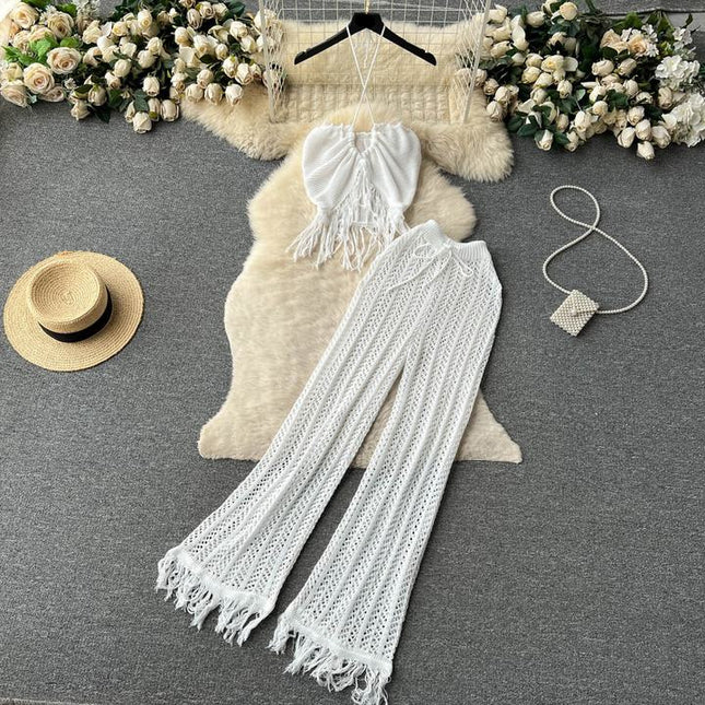 Seaside Vacation Set Women's Summer Knit Set