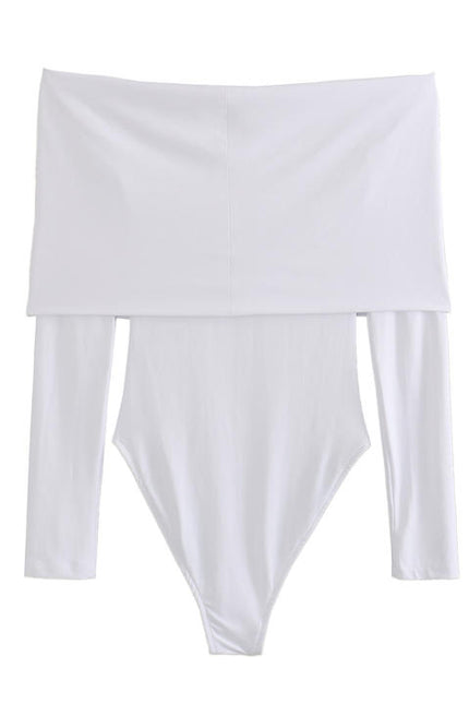 3 Colorway Slash Neck Solid Color Long Sleeve Casual Fashion Modest Women One Piece Jumpsuit