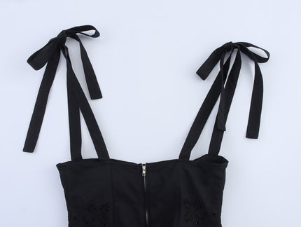 Black Color Shoulder Strap Hot Sale Casual Fashion Women's tank Top