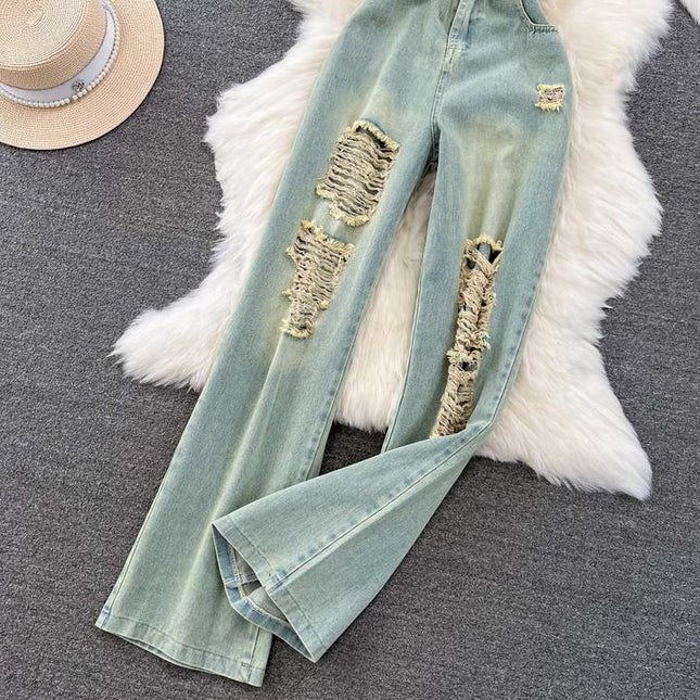Summer Retro Tube Midriff Outfit Ladies Jumpsuit Casual High Waist Slimming Bodysuits Jeans Jumpsuit for Women