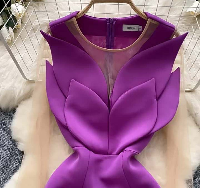 Women'S New Fashionable Elegant Splicing Dresses