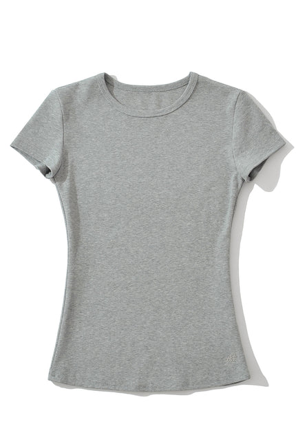 4 Colorway Crew Neck Solid Color Short Sleeve Casual Fashion Summer t Shirt for Women