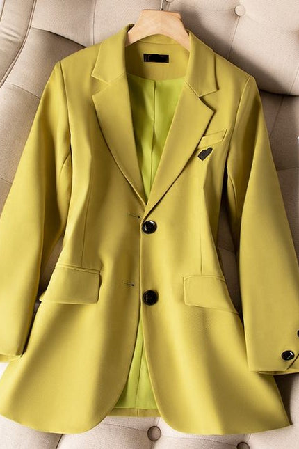 Suit Jacket Women Spring Autumn Casual Back Split Premium Feeling Suit Suit Workwear