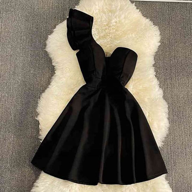 Dresses Women Summer Fashion Elegant Sexy Strapless A-line Dresses