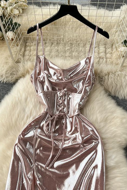 New Summer Fashion Solid Patchwork Dress Women Dresses