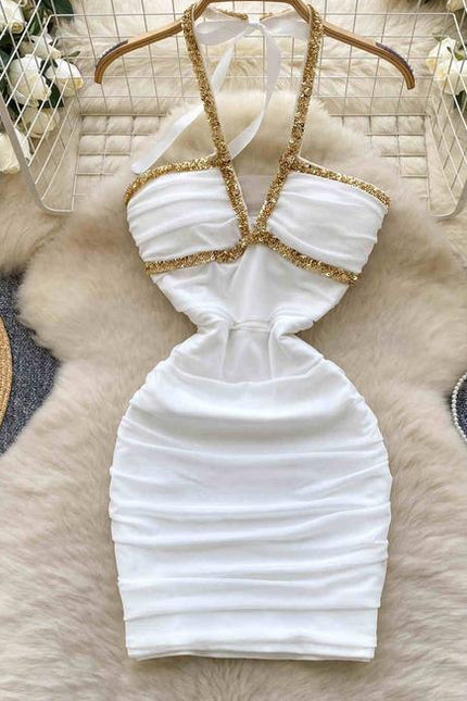 Summer Sexy Mini Dress For Women Sleeveless Dress