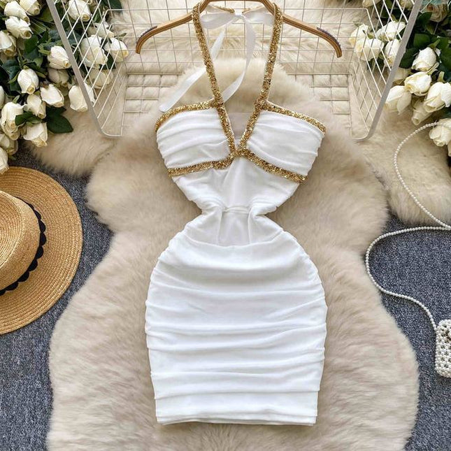 Summer Sexy Mini Dress For Women Sleeveless Dress