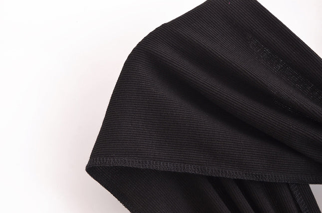V Neck Black Color Sleeveless Hot Sale Casual Fashion Summer Long Dress for Women