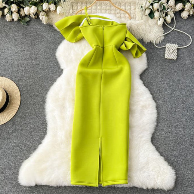 Plus Size High Quality Vintage Slim Midi Dress Women Sleeveless Vestidos Ladies Elegant Dresses