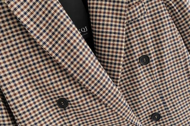 Wholesale Winter Double Breasted Blazers Coats Ladies Women Jackets Suits Office Formal