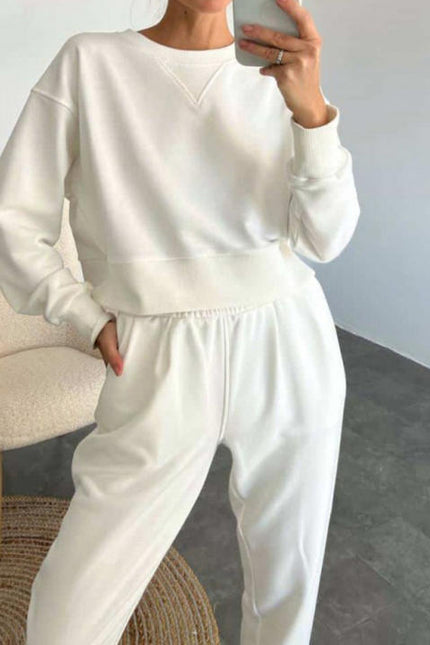PASUXI 2024 High Quality Two Piece Set Women Clothing Long Sleeves and Pants Woman Casual Clothes Solid Gym Wear Women Sets