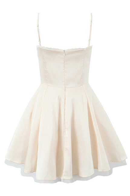 4 Colorway Spaghetti Strap Solid Color Silky Casual Fashion Ladies Mini slip Dress