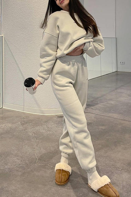 PASUXI 2025 Custom Two Piece Activewear Set Women Round Neck Sports Tracksuit for Women Casual Activewear Gym Clothes