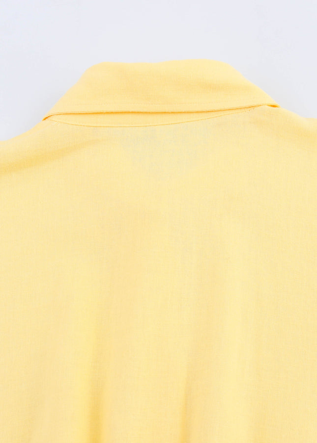 4 Colorway Buttons up Long Sleeve Turn Down Collar Casual Fashion Tops Blouse for Women