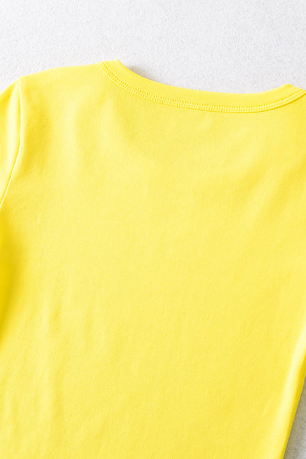 7 Colorway Crew Neck Short Sleeve Solid Color Knitted Casual Fashion Summer t Shirt for Women